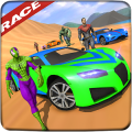 Superhero Car Racing & Car Stunts