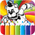 Five nights coloring book game