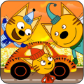 Три Кота кола:three cats car game for kids free