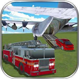 Firefighter Car Transporter 3D加速器