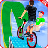 Super Dad BMX Bicycle Stunts