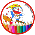 coloring book doraemon