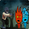 FireBoy and Ice Girl Dush with zombie