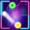 Neon Air Hockey Glow