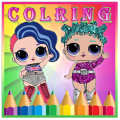 Lol dolls Surprise Coloring Book Games 2018
