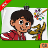 Coloring pages : coco miguel star christmas加速器