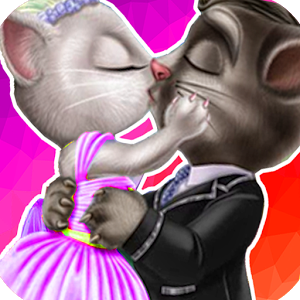 Talking Cats Wedding Kiss!!加速器