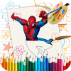 Spider Coloring SuperHero Page加速器