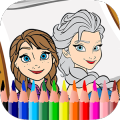 coloriage de la reine des neiges加速器