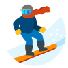 Snow Skating - Snowboard Racing