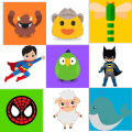 Memory Game: Animals, superheroes, Pou, Fruits