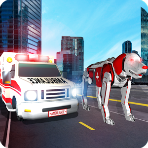 美国救护车改造机器人救援狗机器人游戏加速器