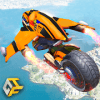 Flying Robot Bike : Futuristic Robot War