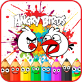 Coloring Angry Bird for Kids