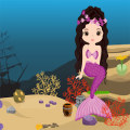 Mermaid Girl Rescue Best Escape Game-299