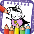 Pinky Pig Coloring Book