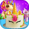 Unicorn Food Party Cake & Ice Cream Slushy