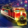 圣诞节的模拟火车-开车像圣诞老人加速器