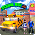 Modern High School Big Bus Driving Simulator