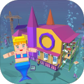 Mermaid Craft: Princess House Design Games