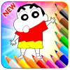 coloring game for Shinchan