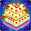 Princess Heart Wedding Cake