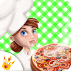 烹饪比萨师傅 - 意大利厨师餐厅食谱美味的烤番茄酱乾酪配料自制的披萨面团意大利辣味香肠游戏