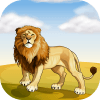 3D Lion Attack Sim