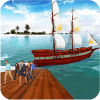 Water Taxi: Pirate Ship Transport 3D