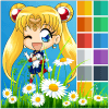 Coloring Sailor Girls