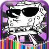 spongebob game color book