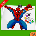 Spider-Man Coloring pages : Spider Games加速器