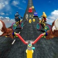Superheroes Bike Parkour Stunts Master