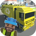 Mr. Blocky Garbage Man SIM