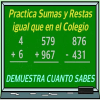 Sumas y Restas