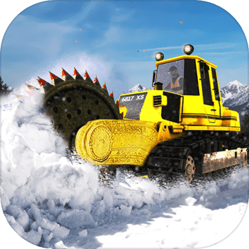 雪驾驶救援犁，挖掘机起重机操作员加速器