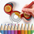 Fidget Spinner Coloring Books
