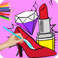Beauty Coloring Books: Fashion Coloring Pages