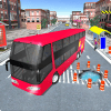 Modern Coach Bus Offroad Drive 2018