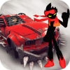 Stickman Zombie Destruction Roadkill Hero Car Game