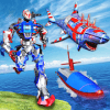 US Army Robot Shark Submarine Transform Robot Game