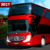 Real Euro City Bus Simulator Driving Heavy Traffic