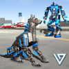 Transform Robot US Police Cop Dog Airport Security