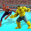 Superhero Wrestling Tag Team Ring Fighting Arena