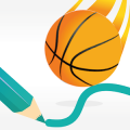 Dunk Line : drawing basketball