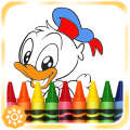 Coloring Duck and Friends