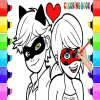 coloring book miraculous ladybug and cat noir