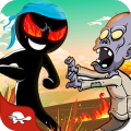 Zombie War Stickman Fighting : FPS Shooting Game