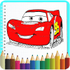 Mcqueen Coloring book Cars 3加速器