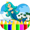 Mermaid Coloring Games加速器